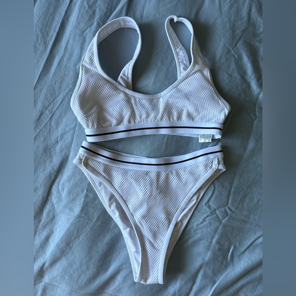 🐼 WHITE MESH BIKINI 🐼